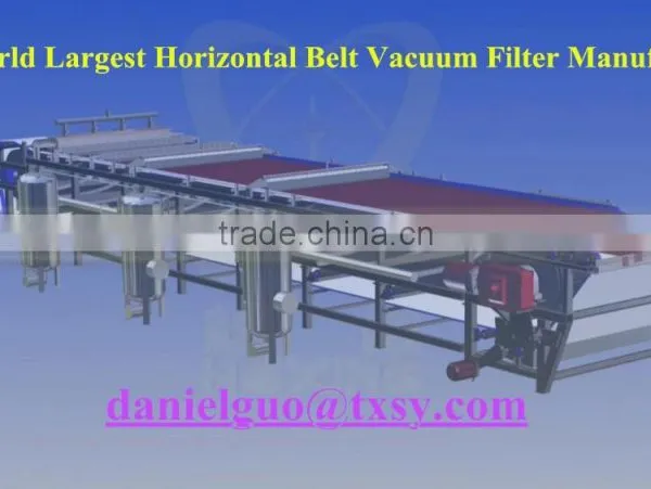 DU Vacuum Belt Filter,horizontal Belt Filter,vacuum Belt Filter Cloth photo-2