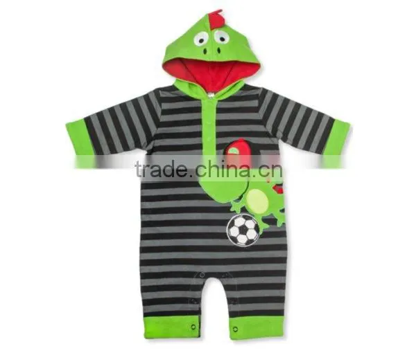 Infant Baby Romper 2015 Boys Cute Animal Pattern Stripe Romper China photo-2