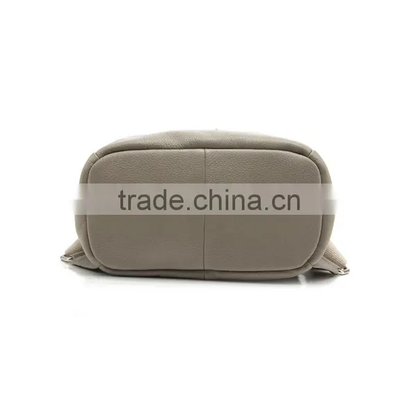 CSS1596-001 Wholesale Fashion Custom Women High School Genuine Cow Leather Backpack photo-4