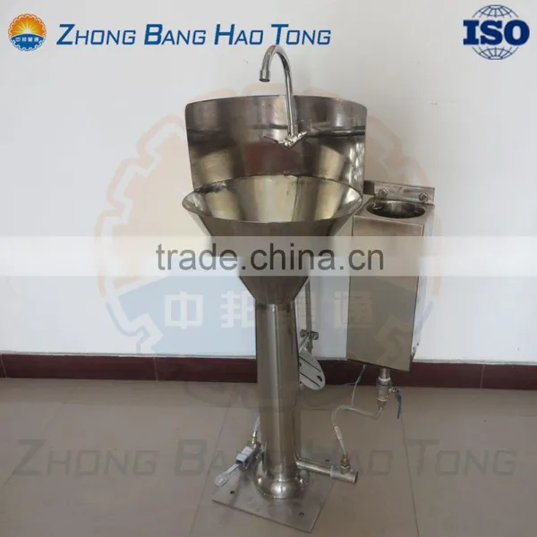 Hand Washing Basin With Knives Sterilization Inlet for Abattoir and Slaughterhouses photo-2