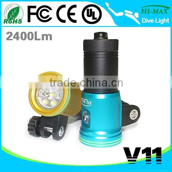 Scuba Torch 32650 Video Diving Light With Ball Head Stand ,up to 100M photo-4