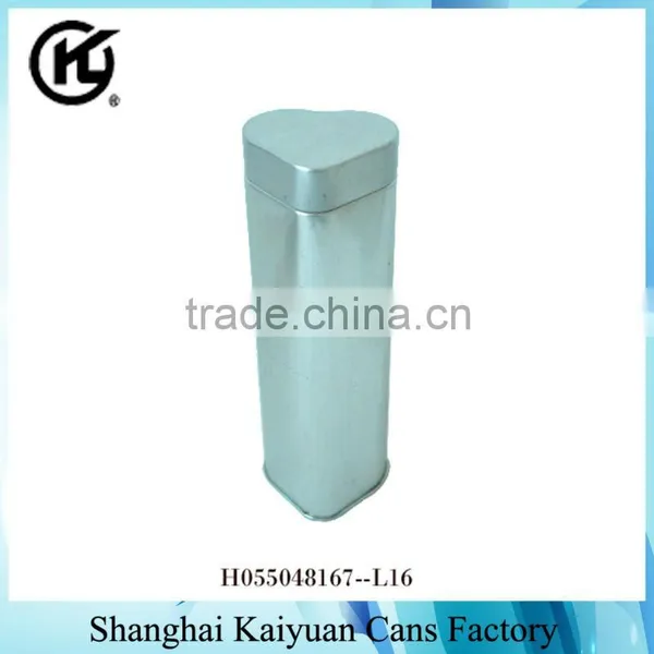 High Quality Heart-Shaped Candle Gift Tin Can Box photo-2