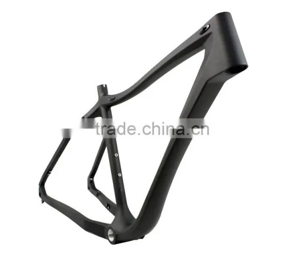 China Cheap 26er MTB Fat Bike Carbon Fiber Frame Fat Carbon Frameset, 26er Fat Snow Bike, 26er Fat Bike Frameset, 100mm BSA/BB30 photo-3