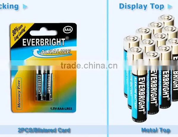 Hard Body zn mn Dry Alkaline Battery 1.5v Aaa Lr03 photo-3