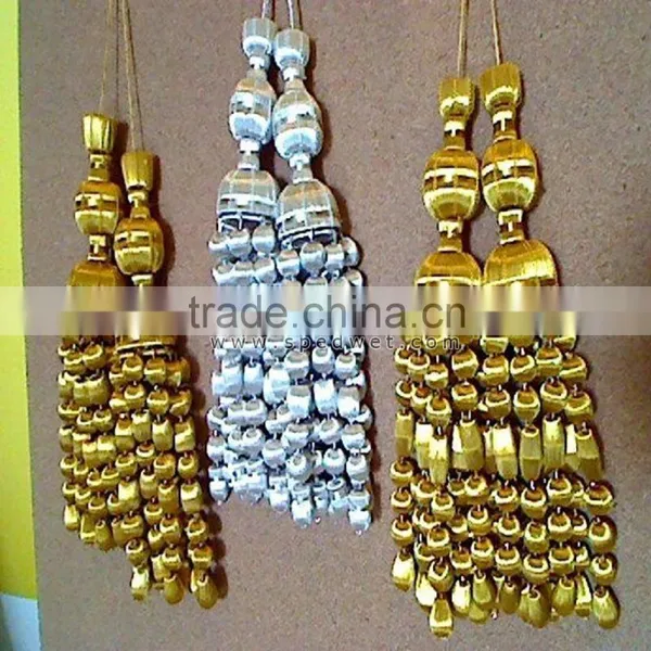 Church Gold and Silver Tassels Supplier | Tassels Religious | Wooden Beads Tassels