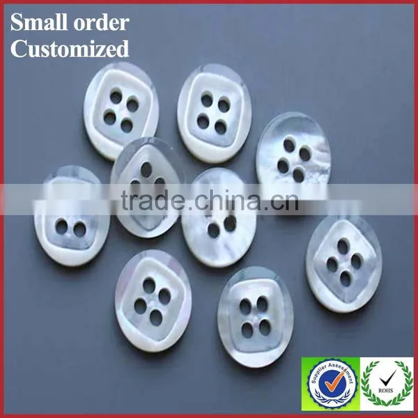 Shell Button Making Machine Blue Natural Pearl Shank Button for Clothing photo-3