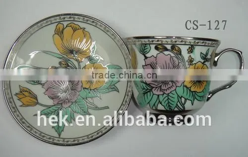 Personalized Wholesale Porcelain Tea Cup & Saucer photo-2