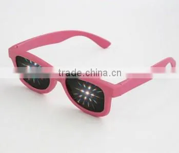 2016 Newest Most Hot Selling Custom Logo Plastic Diffraction Glasses With Multiple Colors photo-4