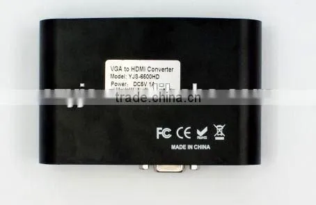 Manufacture Supply for 1080P/1.3 Male-Female VGA to HDMI Converter YJS-6500HD photo-6