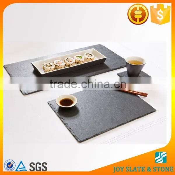 Wholesale Rectangular Natural Black Slate Plate photo-3