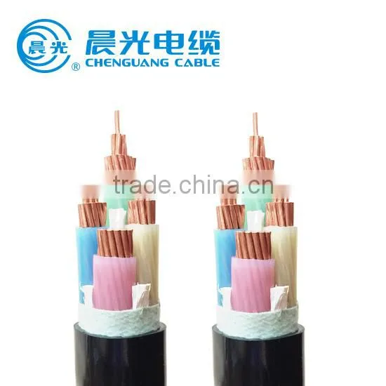 Low Voltage 0.6-1kV Copper or Alumium Conductor XLPE Insulated PVC Sheathed Fine Steel Wire Armoured Power Cable Electrical Wire photo-4