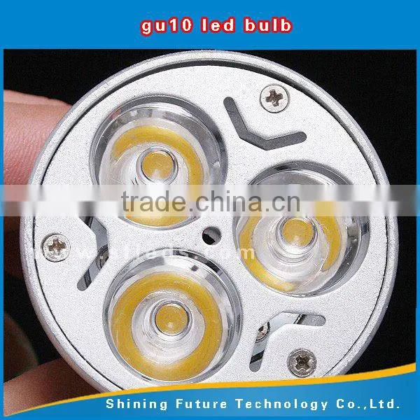 GU10 3W LED Spotlight 3x 1W SMD LEDs LED Bulb in White / Warm White Energy-saving Lamp photo-2
