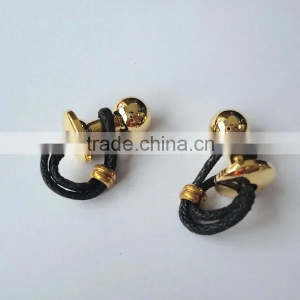 Gold Plated Cufflinks for Men's Shirts photo-3