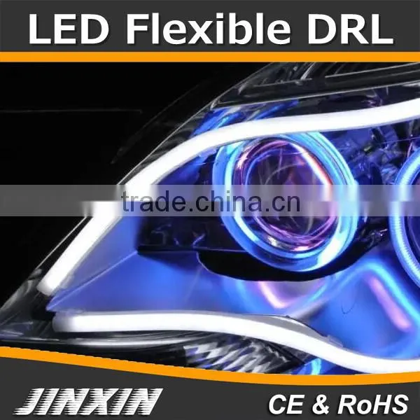 Jinxin 12v Universal Flexible LED DRL Turn Signal Light photo-3