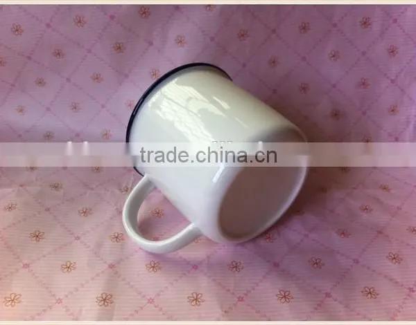 Enamel Porcelain Cup Has Customize Logo Enamel Mug photo-2