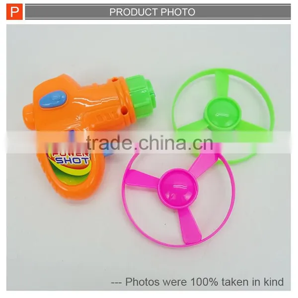 2IN1 Flying Disc Spinning Top Gun for Kids photo-4