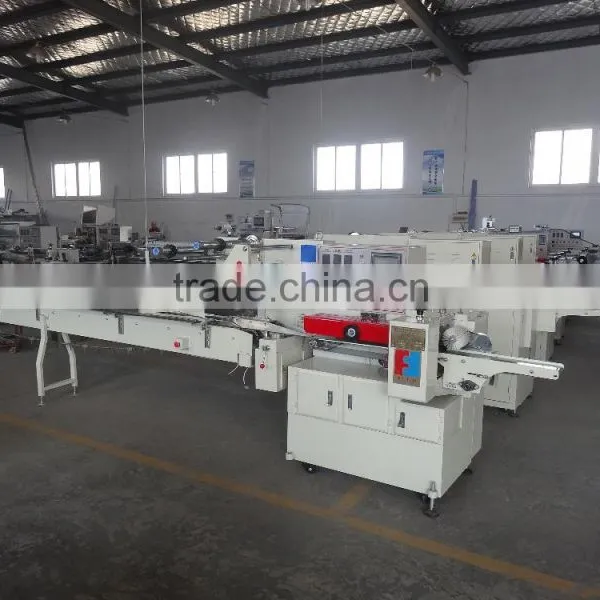 Servo Motor Control Automatic Baguette Bread, Croissants Horizontal Flow Packing Machine photo-5