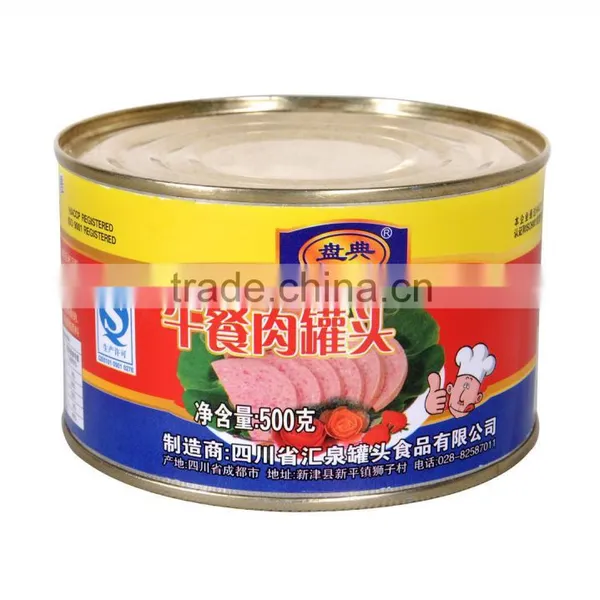 500g Canned Pork Luncheon Meat,Good Taste 500g Canned Luncheon Meat