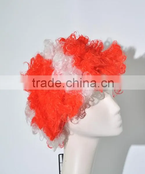 Colorful Short Afro Curls Cosplay Silk Wave Wig N360 photo-2