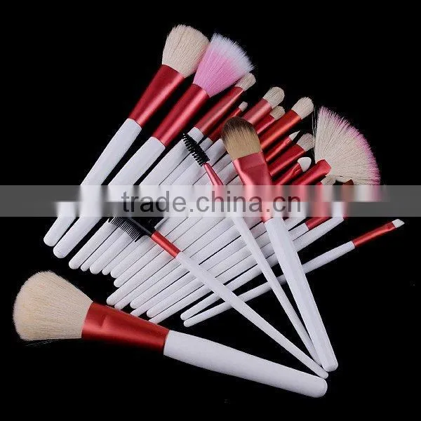 20 PCS Pink Professional Makeup Brush Sets Tools Cosmetic Brush + Pink Pouch Bag photo-3