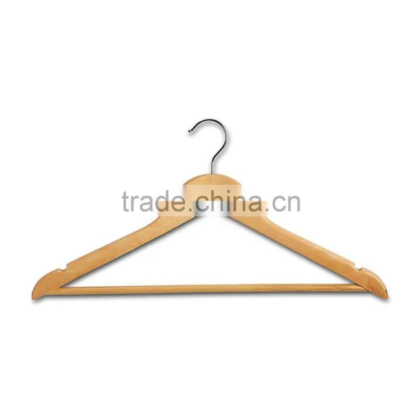 CLOTHES HANGERS - Wooden Hanger With Trouser Bar photo-4