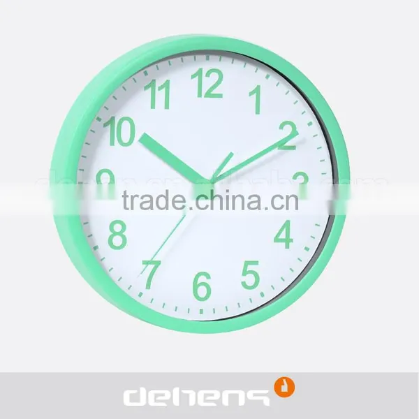 DEHENG 8inch Cheap and Hot Selling Plastic Wall Clock photo-4