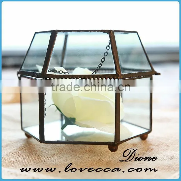 Hot Sale Wholesale Indoor Plant Glass Terrarium Clear Glass Geometrical Hanging Terrarium-hanging Hand Blown Glass Geometric photo-2