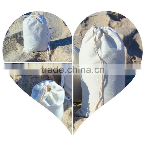 Organic Cotton Drawstring Bags With Logo Printing photo-5