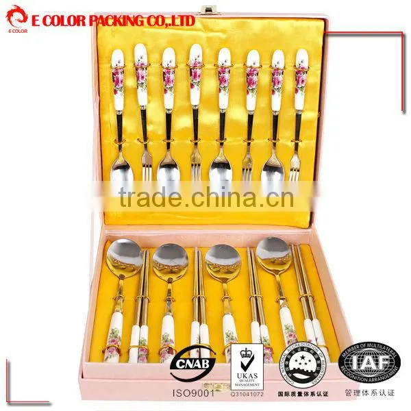 Folding paper tableware box chopstick box