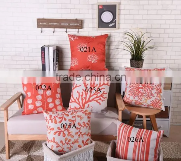 Linen/cotton Printed Cushion Cover Custom Printing Handmade Cushion Cover photo-4