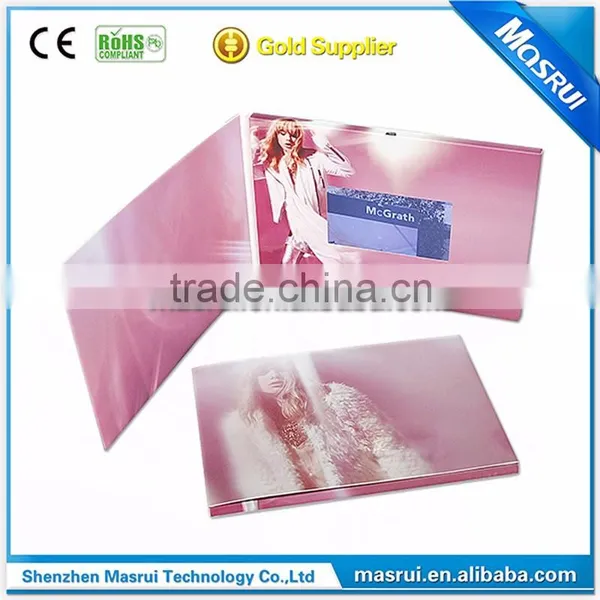 2016 Wedding Decoration 4.3 Inch LCD Invitation Card as Gift photo-4