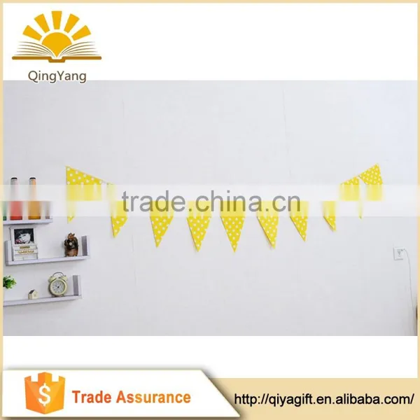 Hot Sale Party Banner Colorful Dot String Flag Cheap Party Pennant Decorations photo-6