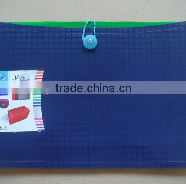 Colorful Multi-pocket File Folders With Plastic Insert photo-2