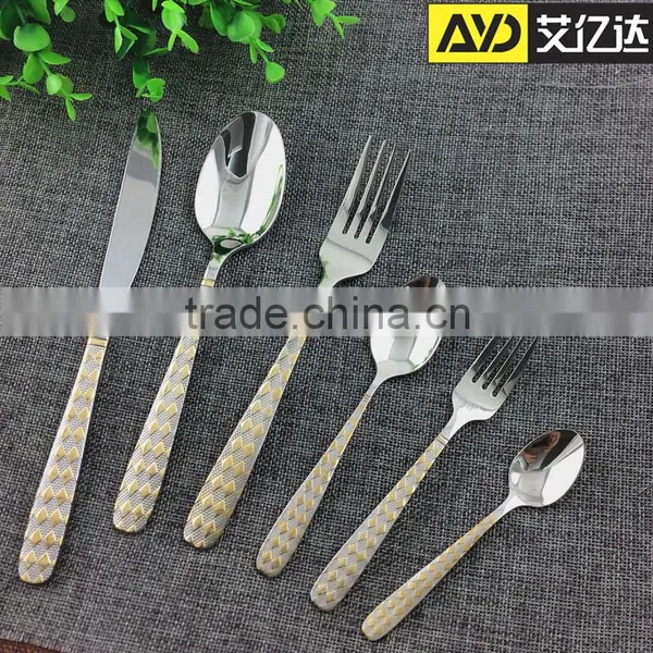 Turkish Dinnerware Stainless Steel Royalty Line Cutlery Set photo-3