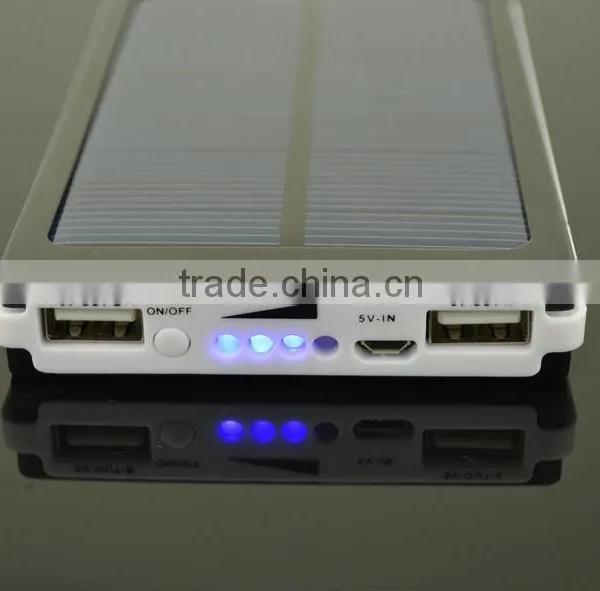 CE RHOS FCC 2014 New Fashion Solar Power Portable Solar Charger Fast Mobile Charger 5000mah photo-6