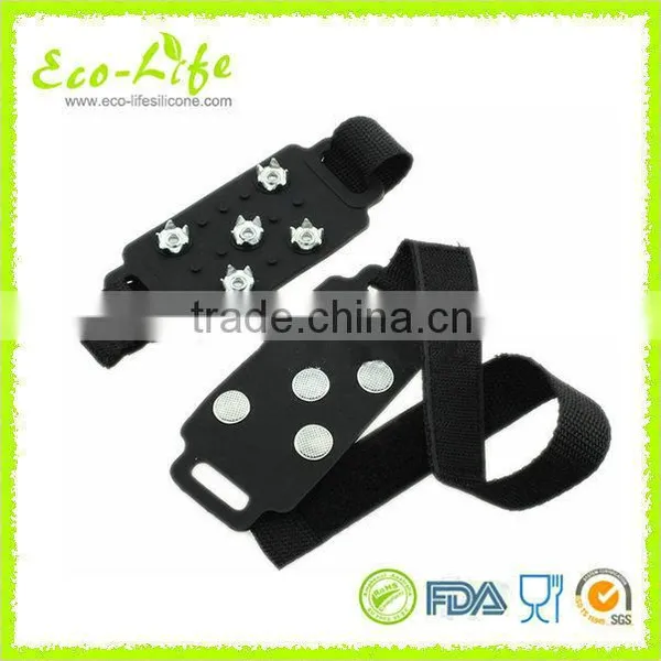 Wholesale Outdoors Anti-skid Snow Climbing 5 Claws Silicone Ice Shoe Crampons