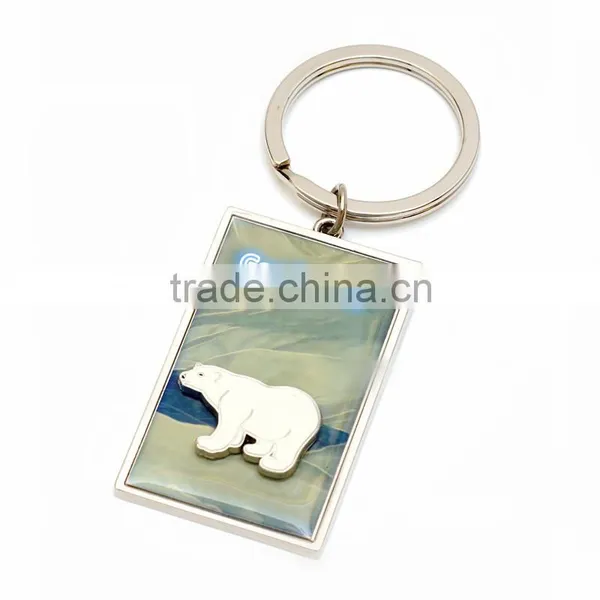 Custom Made 3d Soft Pvc Rubber Bear Keyring/keychain photo-4