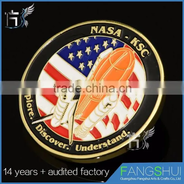 Customized Police Challenge Coin 24k Gold Coin Pendant Low Price Wholesale photo-4