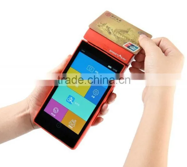Handheld Pos With Integrated Printer With Magnetic IC Chip Smart Card Reader ( IOS 7816 ) EMV Compliant/NFC ( ISO 14443/15693) photo-2
