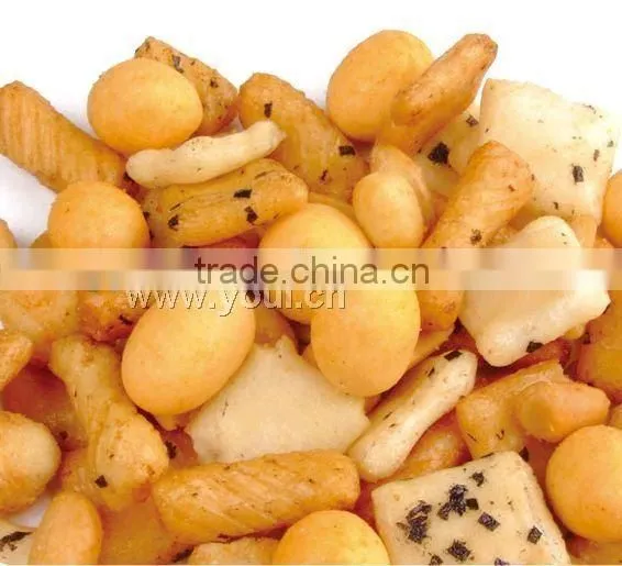 Different Flavor Rice Crackers and Coated Peanuts Mixed RCM2 for Sale With BRC Certificate Very Crispy photo-3