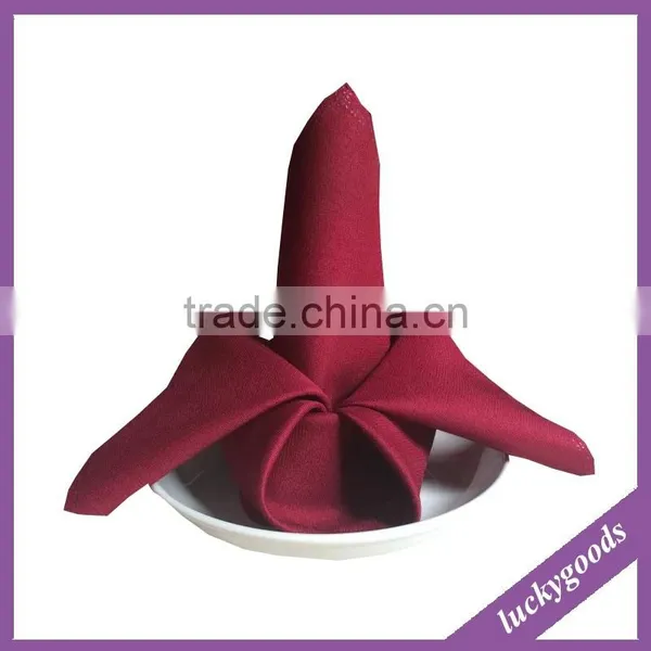 Wholesale Solid Color 48x48cm Table Napkin for Restaurant and Party Decoration photo-6