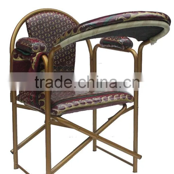Folding & Knocked Down Muslim Prayer Chair for Elder - With Prayer Pad & Koran Pocket photo-2