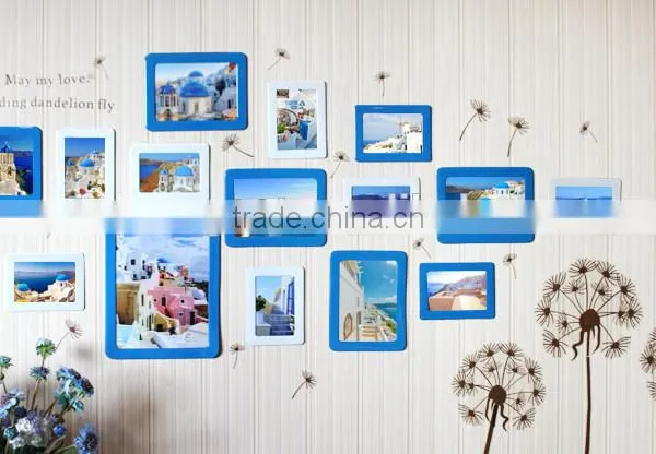Colorful 8" x 10"glossy Photo Frame Wholesale Gifts Fridge Magnet Photo Frame Magnetic Photo Frame Stick on the Wall photo-4