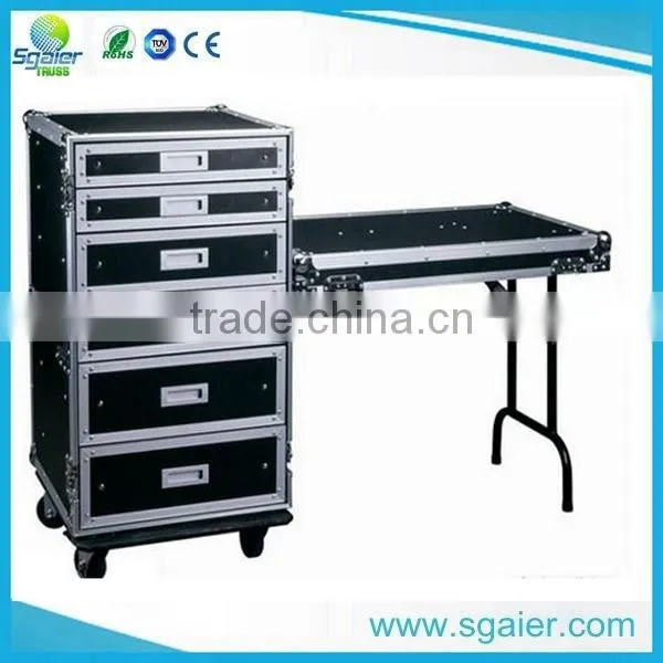 Aluminum Flight Case Carrying 7 Drawers and One Table on Side photo-2