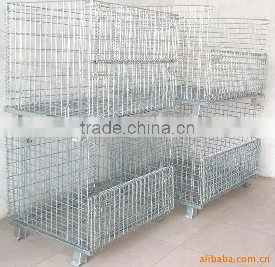 Heavy Duty Wire Mesh Storage Cage for Warehouse photo-5