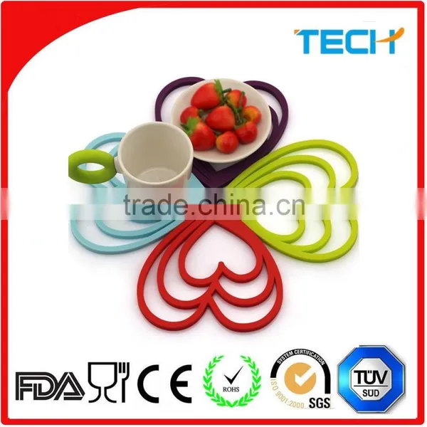 Silicone Kitchenware Tools Good Insulation Silicone Hot Food Table Mat photo-3