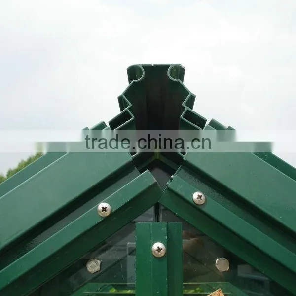 Indoor Vegetable Growing Aluminium Frame Glass Greenhouse photo-5