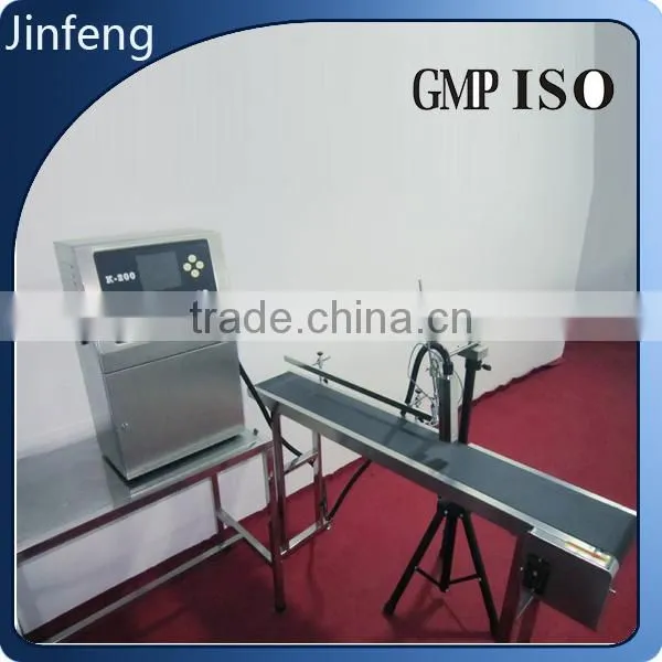 K200 Full automatic expiry date/batch number multifunction inject printers matched with production line