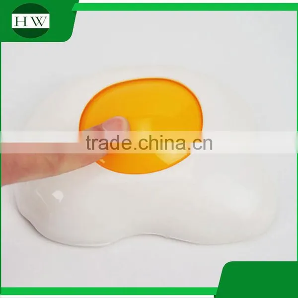 Plastic Mini Decorative Poached Fried Egg Battery Operated Sensor Led Study Reading Desk Table Touch Night Light Lamp photo-5