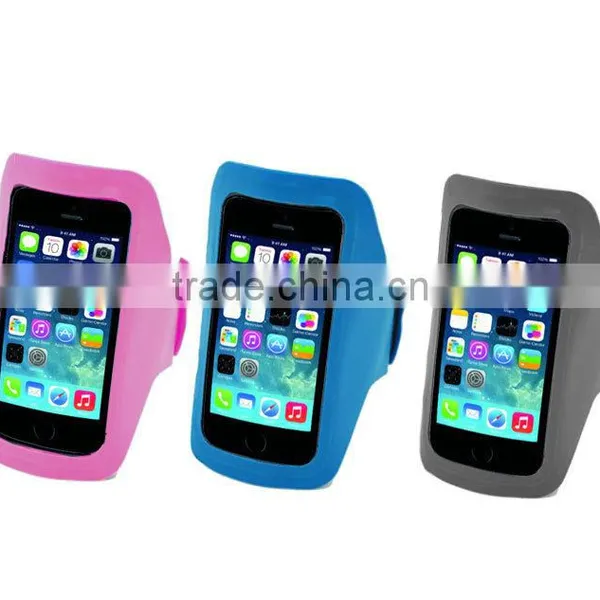 Waterproof Mobile Phone Neoprene Armband for Running Lycra Armband LED Armband Case With Key Holder photo-3